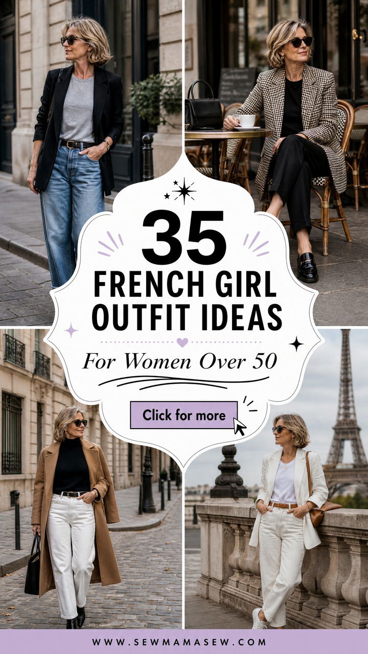 35 French Girl Outfit Ideas for Women Over 50 - 35 French Girl Outfit Ideas for Women Over 50