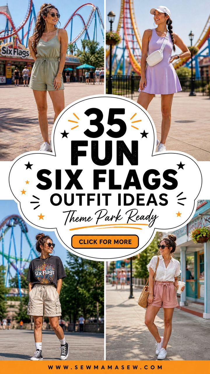 35 Fun Six Flags Outfit Ideas for Theme Park Days - 35 Fun Six Flags Outfit Ideas for Theme Park Days