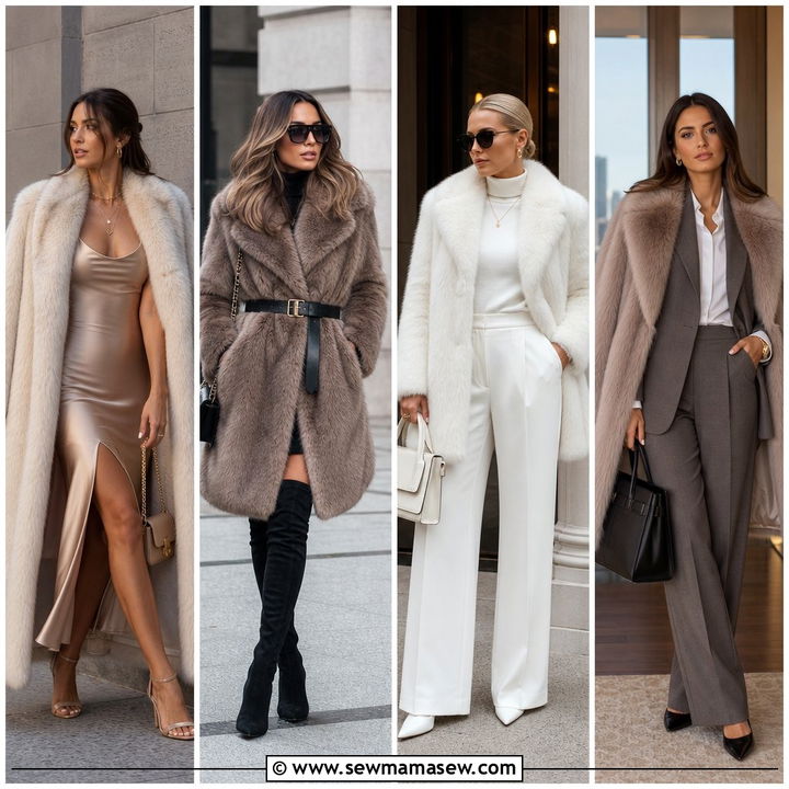 35 Glam Fur Coat Outfit Ideas for Winter Style