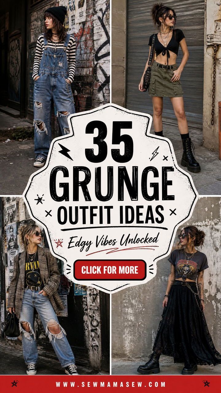 35 Grunge Outfit Ideas for Women With Edgy Vibes - 35 Grunge Outfit Ideas for Women With Edgy Vibes