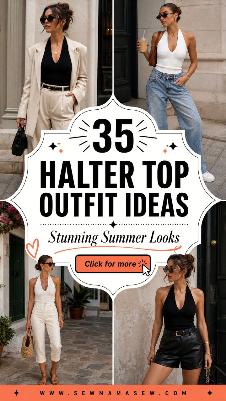 35 Halter Top Outfit Ideas for a Stunning Look - 35 Halter Top Outfit Ideas for a Stunning Look