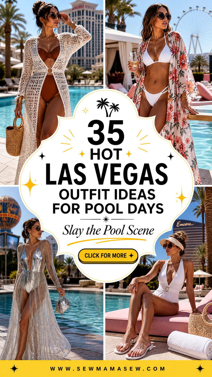 35 Hot Las Vegas Outfit Ideas for Pool Days - 35 Hot Las Vegas Outfit Ideas for Pool Days
