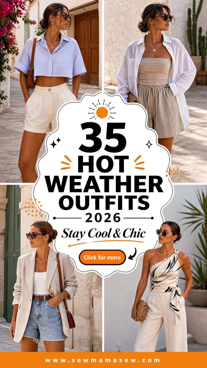 35 Hot Weather Outfits 2026 to Stay Cool and Chic - 35 Hot Weather Outfits 2026 to Stay Cool & Chic
