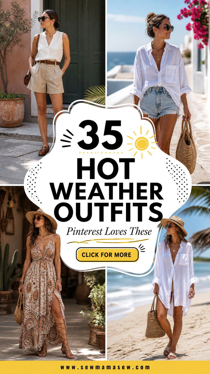 35 Hot Weather Outfits Pinterest Loves Right Now - 35 Hot Weather Outfits Pinterest Loves Right Now