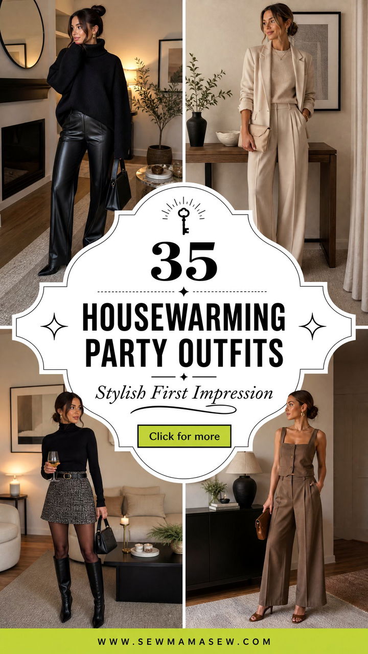 35 Housewarming Party Outfits for a Stylish First Impression - 35 Housewarming Party Outfits for a Stylish First Impression