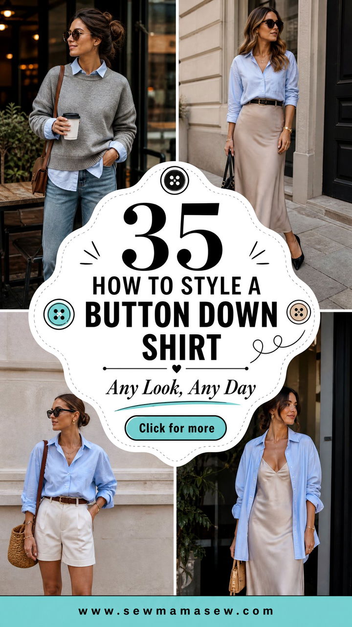 35 How to Style a Button Down Shirt for Any Look - 35 How to Style a Button Down Shirt for Any Look
