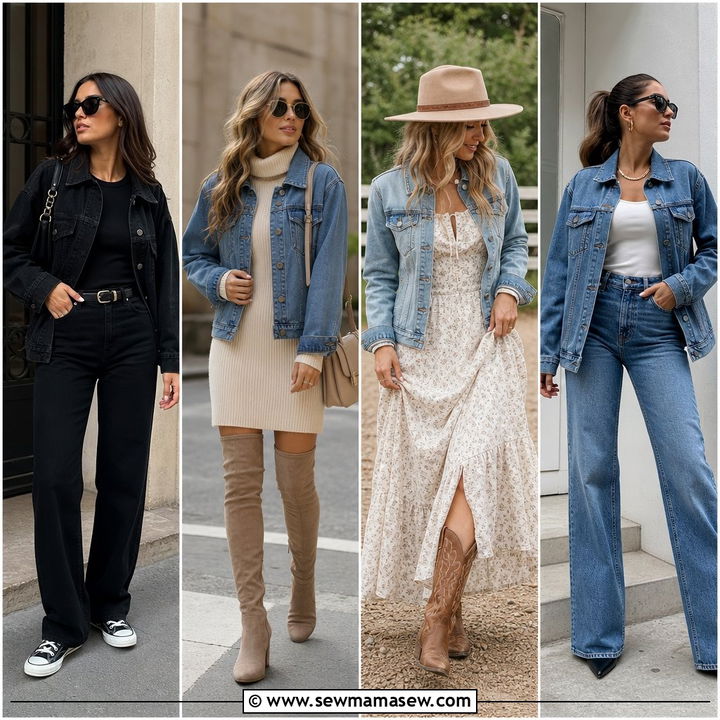 35 How to Style a Denim Jacket for a Wedding Looks