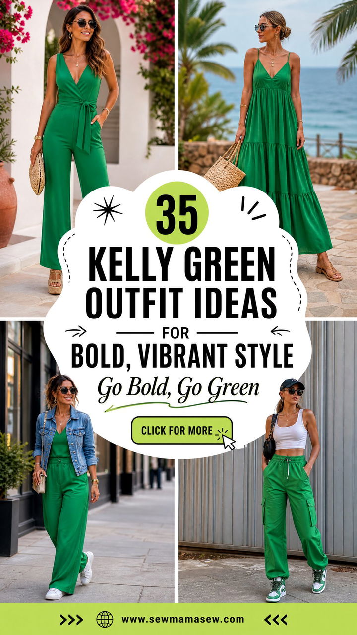 35 Kelly Green Outfit Ideas for Bold Vibrant Style - 35 Kelly Green Outfit Ideas for Bold, Vibrant Style