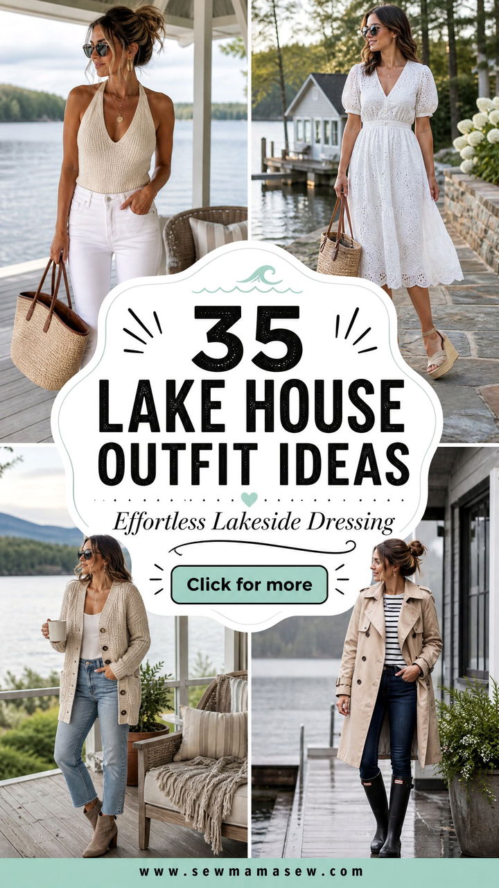 35 Lake House Outfit Ideas for Effortless Summer Style - 35 Lake House Outfit Ideas for Effortless Summer Style