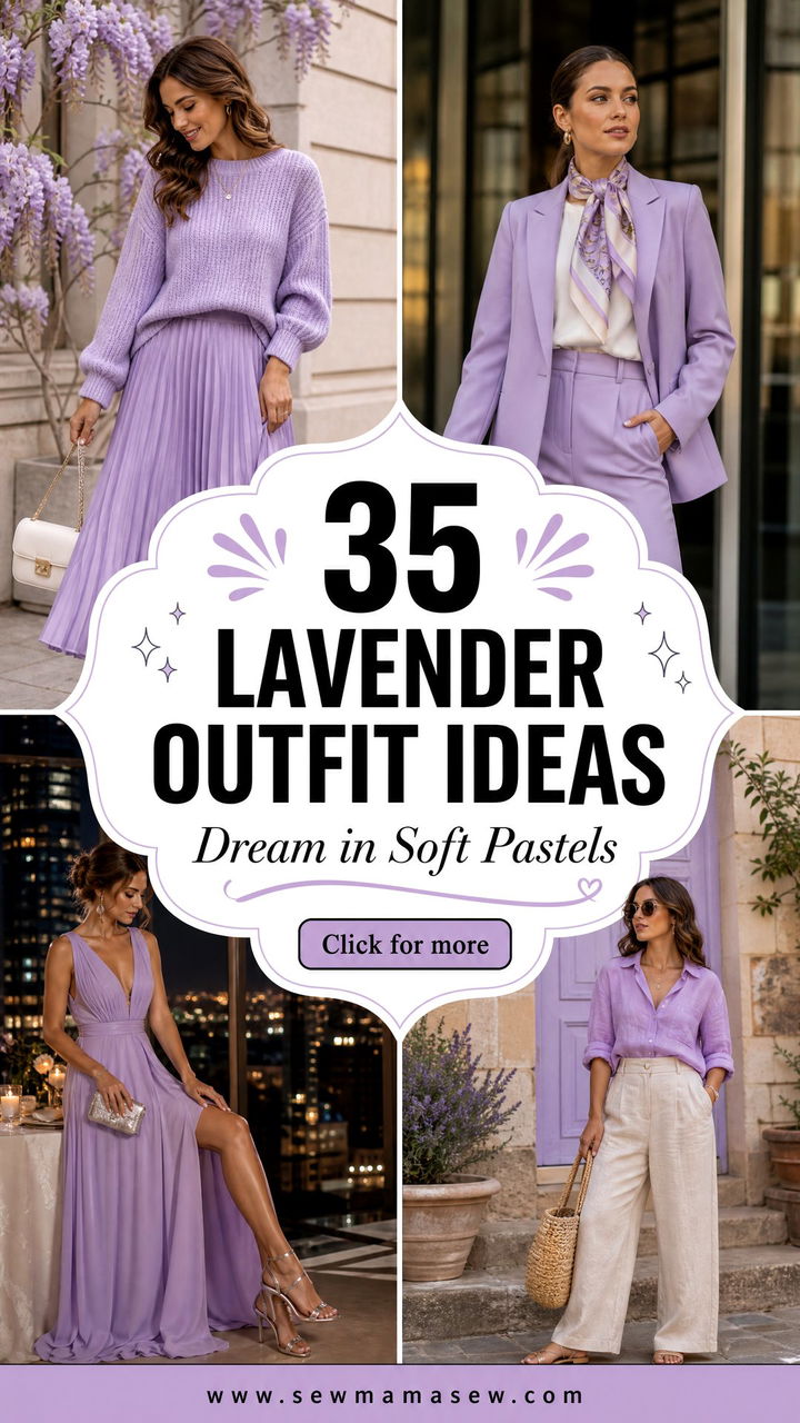 35 Lavender Outfit Ideas for a Dreamy Pastel Look - 35 Lavender Outfit Ideas for a Dreamy Pastel Look