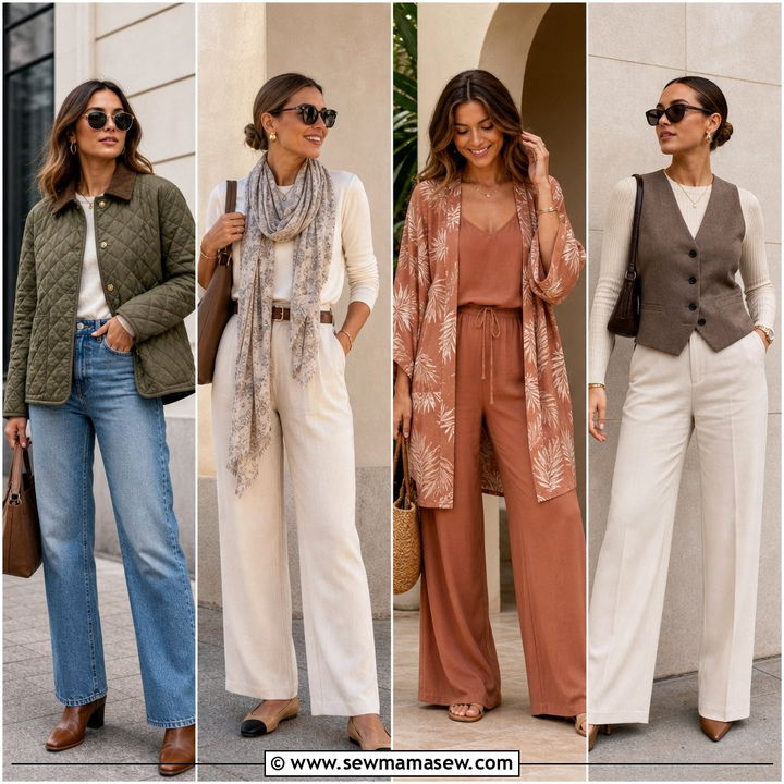 35 Layering Outfits for Changing Weather & Style