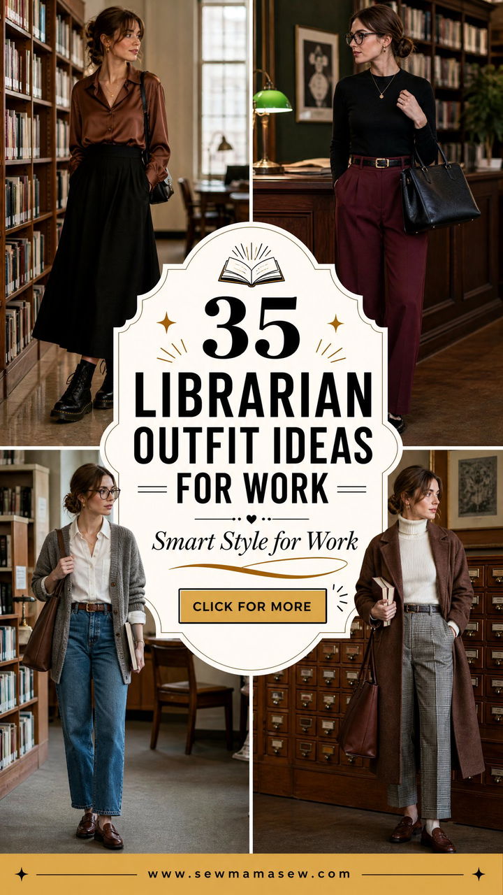 35 Librarian Outfit Ideas for Work That Inspire Style - 35 Librarian Outfit Ideas for Work That Inspire Style