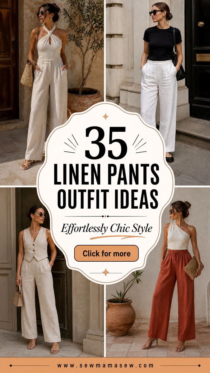 35 Linen Pants Outfit Ideas for Effortless Chic Style - 35 Linen Pants Outfit Ideas for Effortless Chic Style