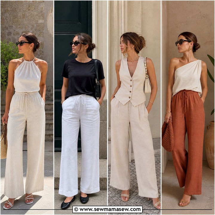 35 Linen Pants Outfit Ideas for Effortless Chic Style