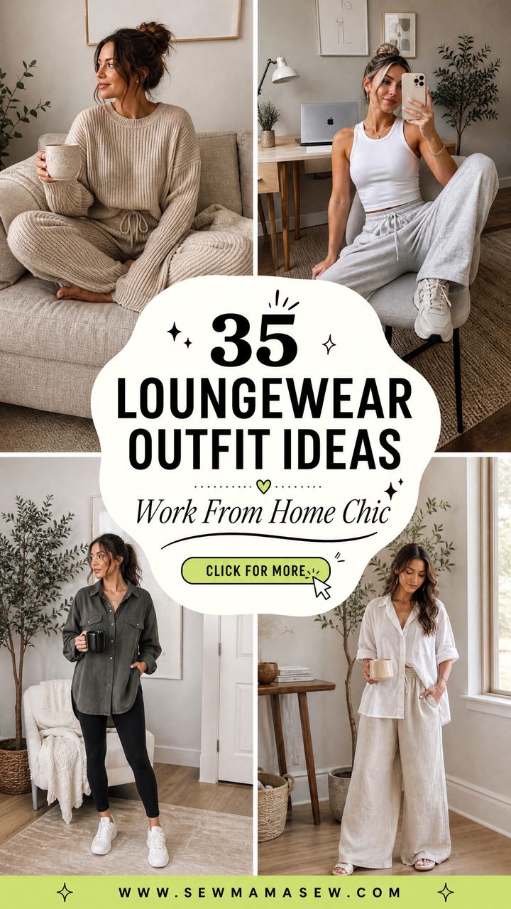 35 Loungewear Outfit Ideas for Work From Home Days - 35 Loungewear Outfit Ideas for Work From Home Days