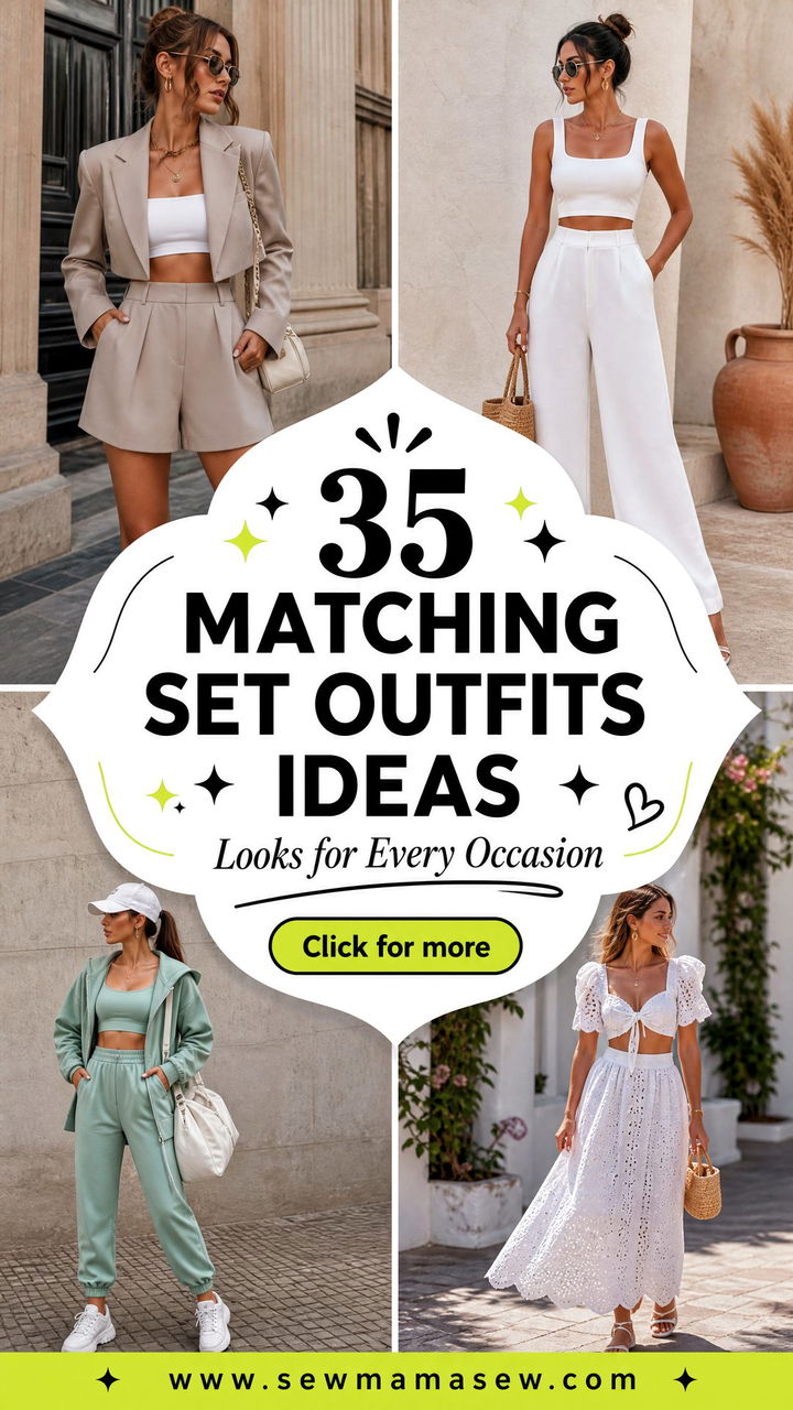 35 Matching Set Outfits Ideas for Every Occasion - 35 Matching Set Outfits Ideas for Every Occasion