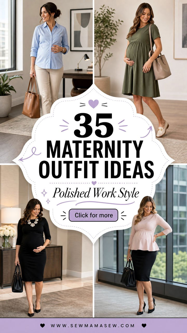 35 Maternity Outfit Ideas for Work That Look Polished - 35 Maternity Outfit Ideas for Work That Look Polished