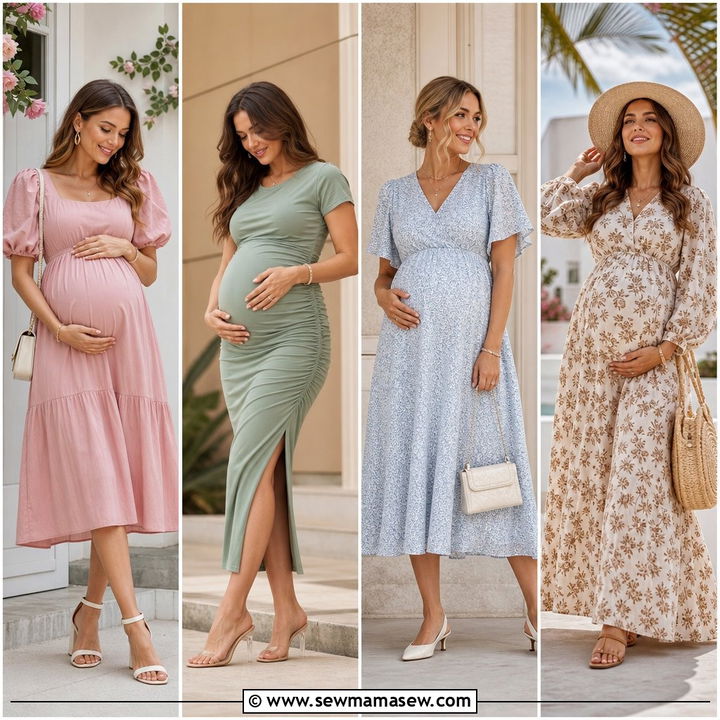 35 Maternity Wedding Guest Outfits to Glow In
