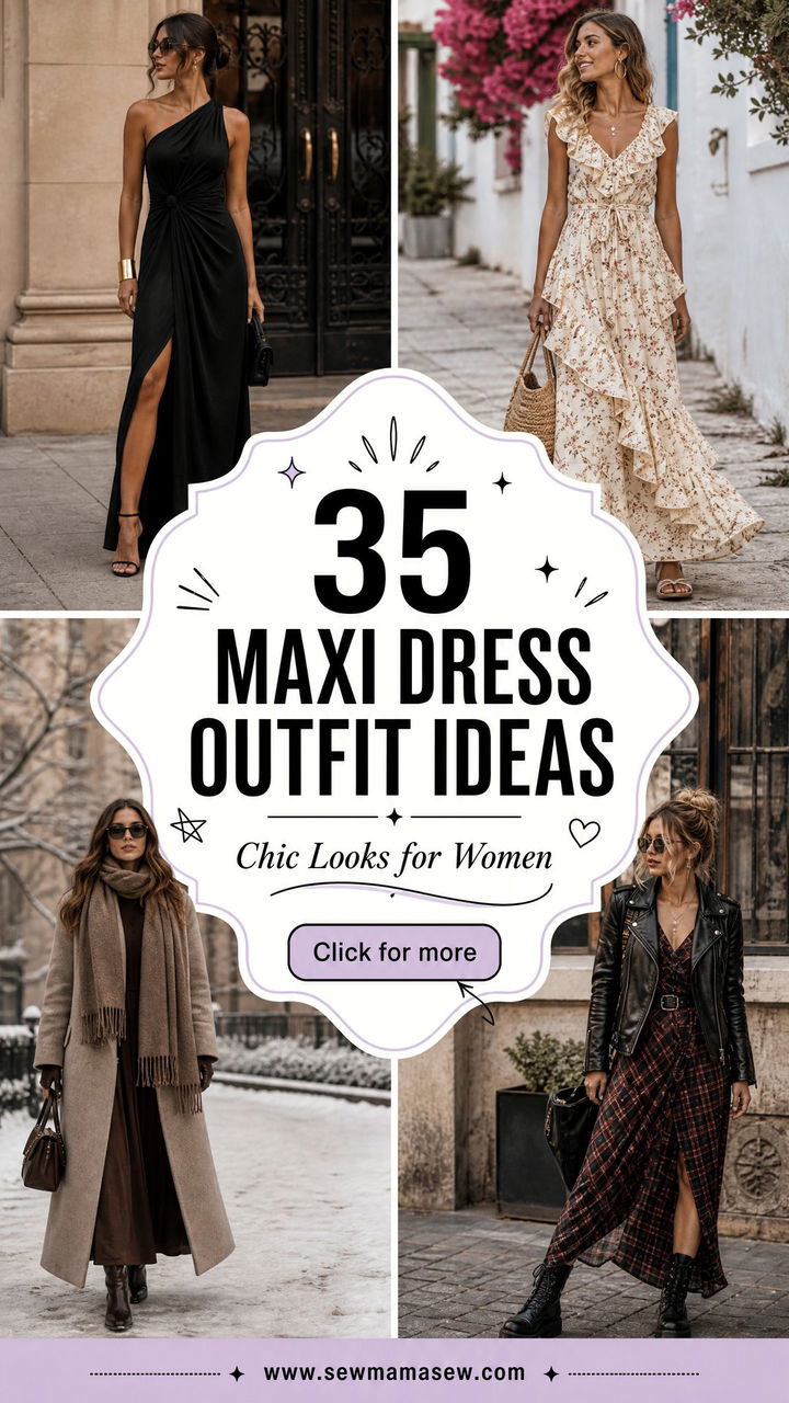 35 Maxi Dress Outfit Ideas for Women Chic Looks - 35 Maxi Dress Outfit Ideas for Women: Chic Looks