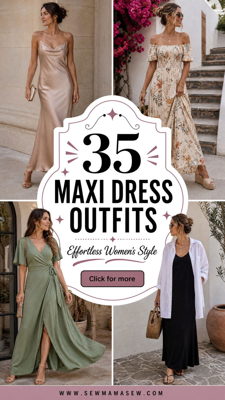 35 Maxi Dress Outfits for Women Effortless Style - 35 Maxi Dress Outfits for Women: Effortless Style