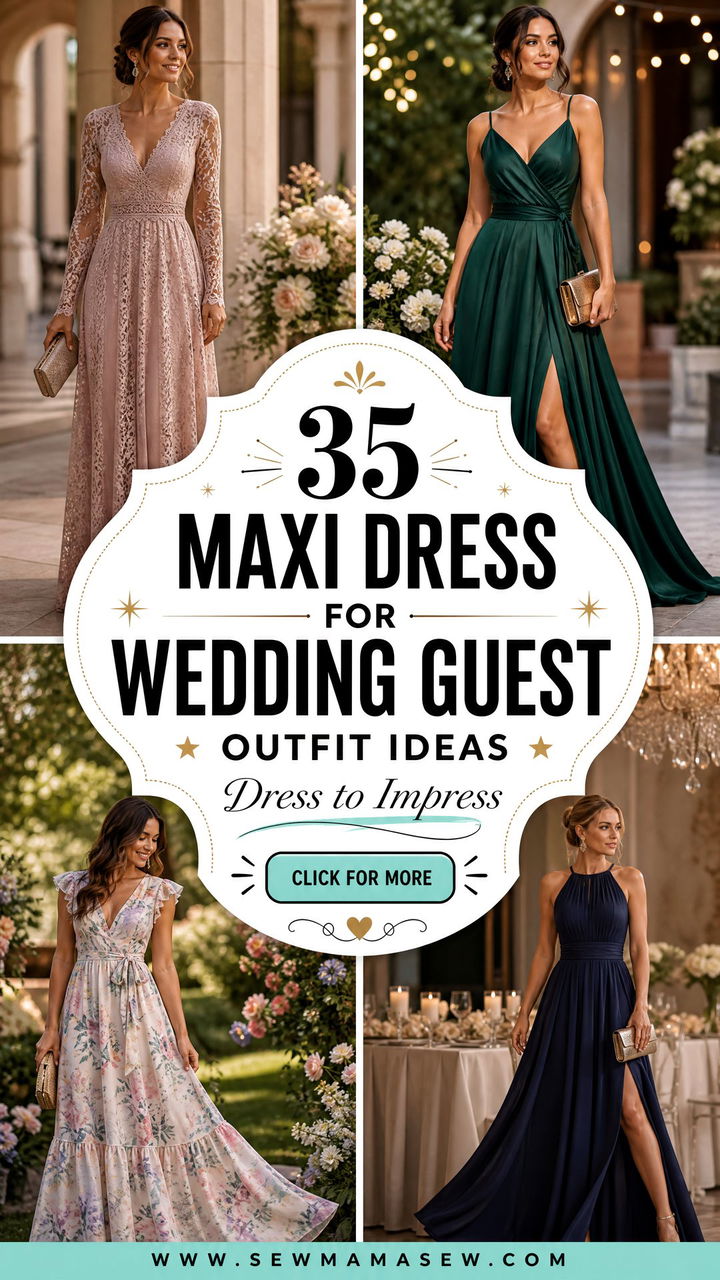 35 Maxi Dress for Wedding Guest Outfit Ideas to Try - 35 Maxi Dress for Wedding Guest Outfit Ideas to Try