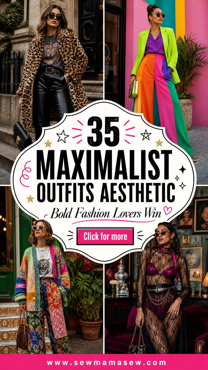 35 Maximalist Outfits Aesthetic for Bold Fashion Lovers - 35 Maximalist Outfits Aesthetic for Bold Fashion Lovers