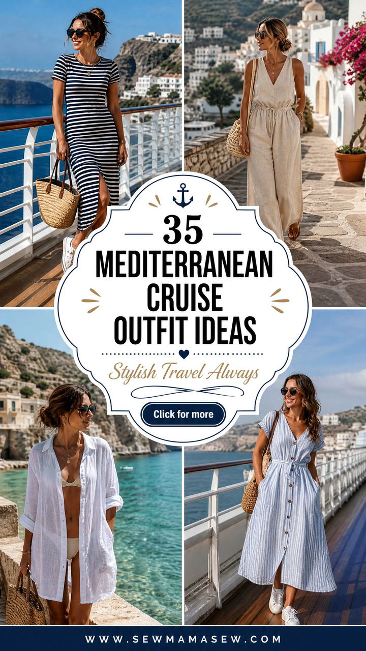 35 Mediterranean Cruise Outfit Ideas for Stylish Travel - 35 Mediterranean Cruise Outfit Ideas for Stylish Travel