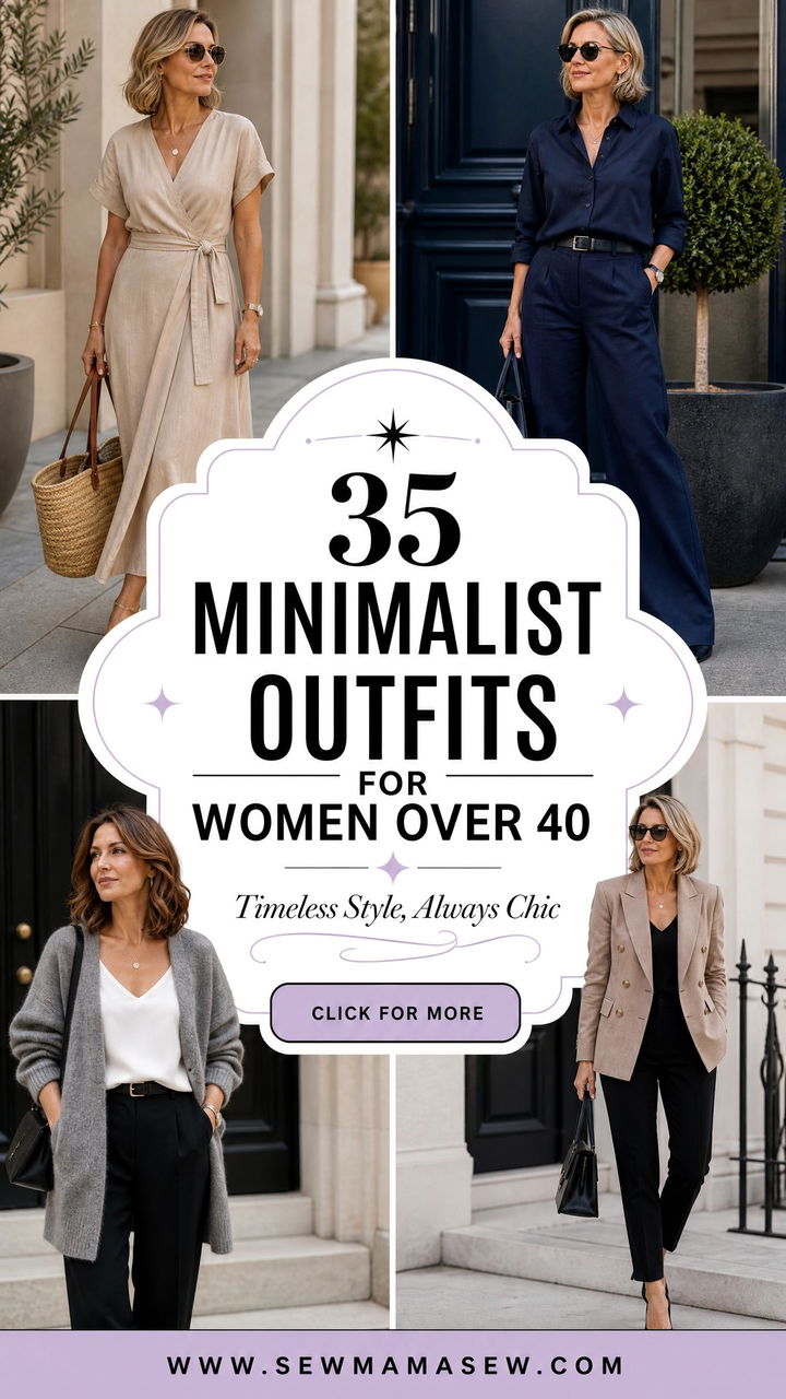 35 Minimalist Outfits for Women Over 40 Timeless Style - 35 Minimalist Outfits for Women Over 40: Timeless Style