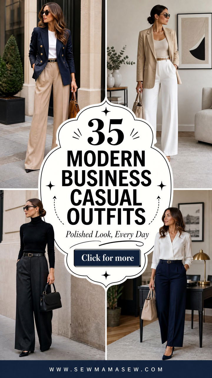 35 Modern Business Casual Outfits for a Polished Look - 35 Modern Business Casual Outfits for a Polished Look