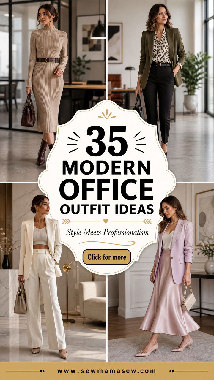 35 Modern Office Outfit Ideas for Stylish Professionals - 35 Modern Office Outfit Ideas for Stylish Professionals