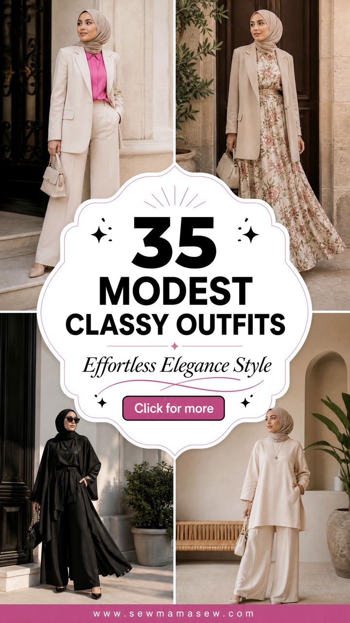 35 Modest Classy Outfits for Effortless Elegance - 35 Modest Classy Outfits for Effortless Elegance