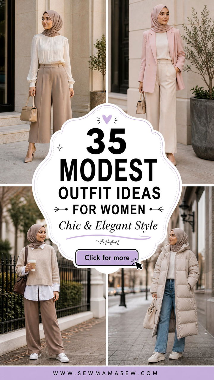 35 Modest Outfit Ideas for Women Chic and Elegant - 35 Modest Outfit Ideas for Women: Chic & Elegant