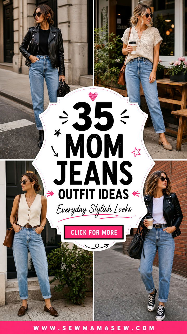 35 Mom Jeans Outfit Ideas Stylish Looks for Every Day - 35 Mom Jeans Outfit Ideas: Stylish Looks for Every Day