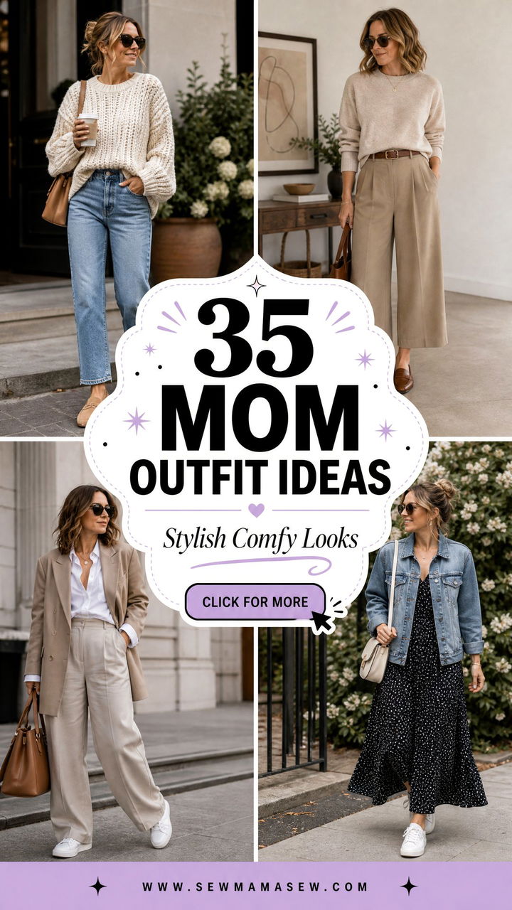 35 Mom Outfit Ideas Stylish and Comfy Looks for Every Day - 35 Mom Outfit Ideas: Stylish & Comfy Looks for Every Day