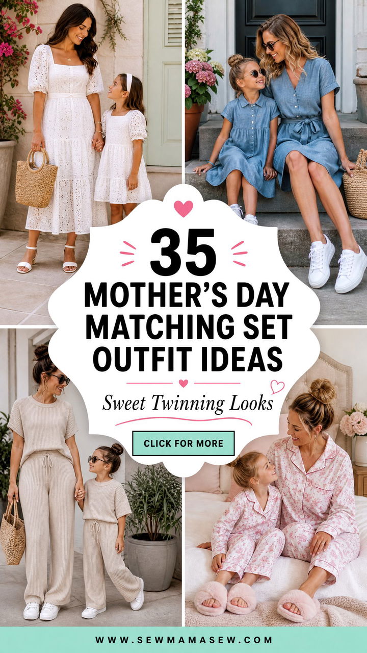 35 Mothers Day Matching Set Outfit Ideas to Try Now - 35 Mother's Day Matching Set Outfit Ideas to Try Now