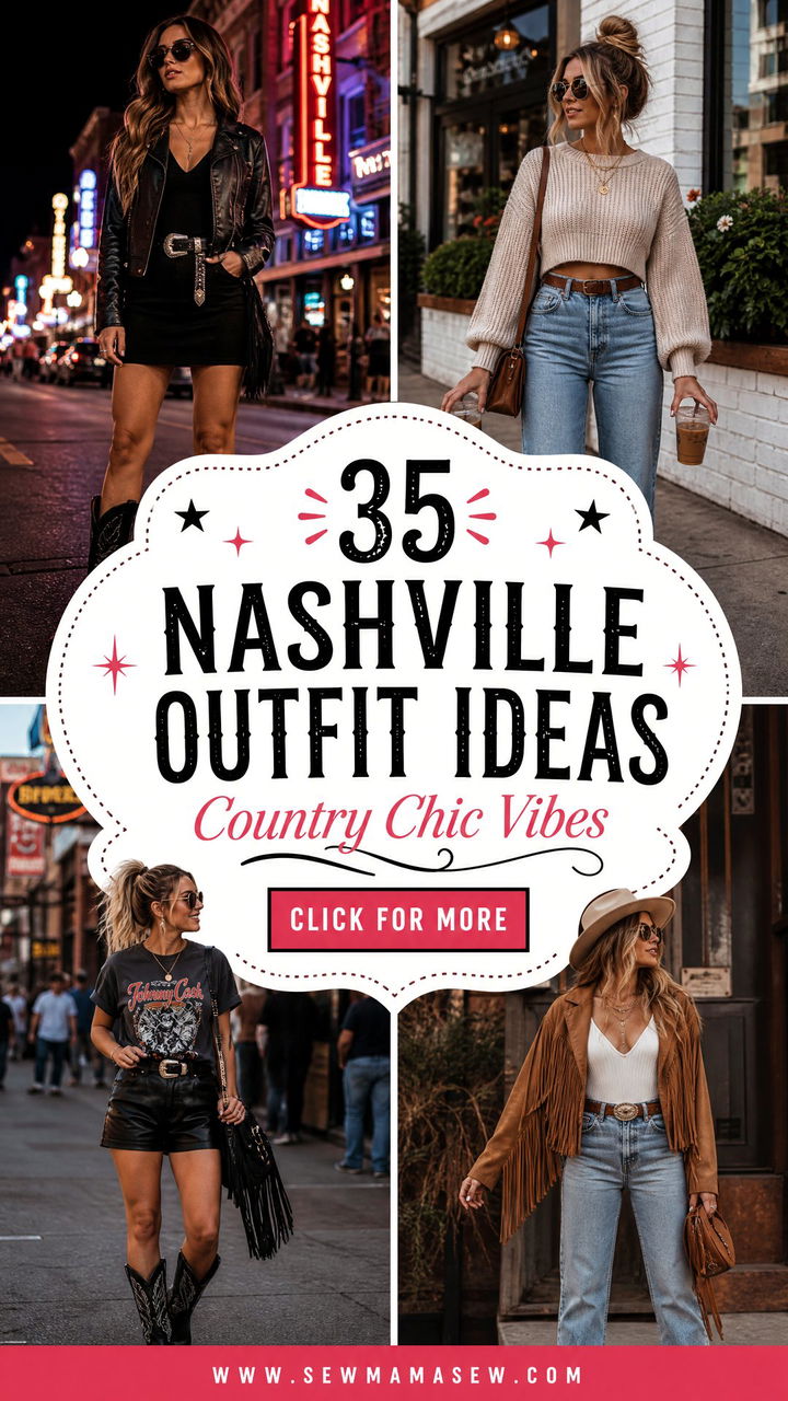 35 Nashville Outfit Ideas Country Chic Style Guide - 35 Nashville Outfit Ideas: Country Chic Style Guide