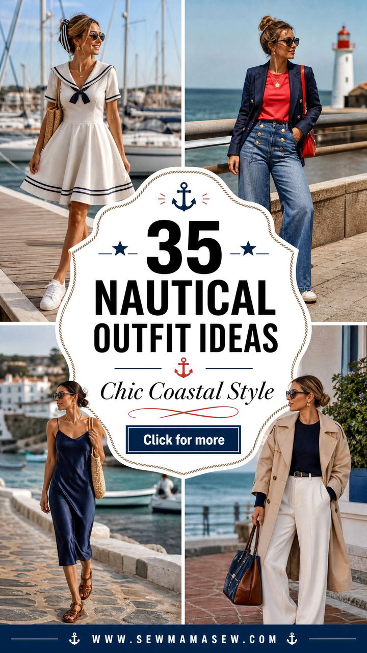 35 Nautical Outfit Ideas Chic Coastal Style Looks - 35 Nautical Outfit Ideas: Chic Coastal Style Looks