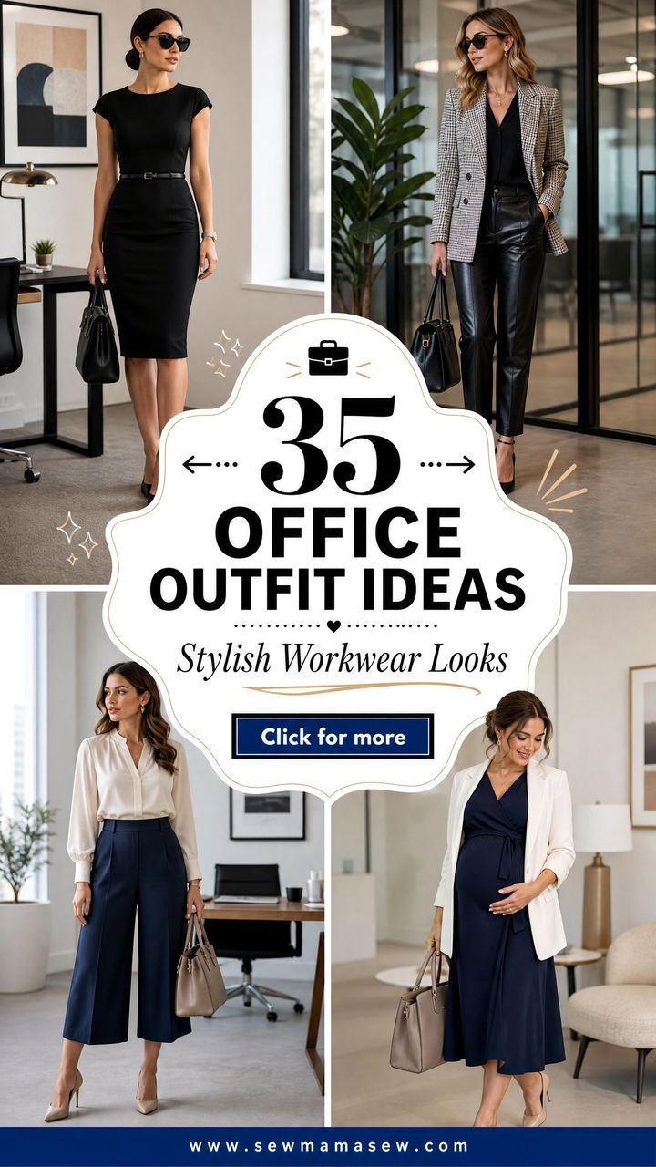 35 Office Outfit Ideas for Women Stylish Workwear - 35 Office Outfit Ideas for Women: Stylish Workwear