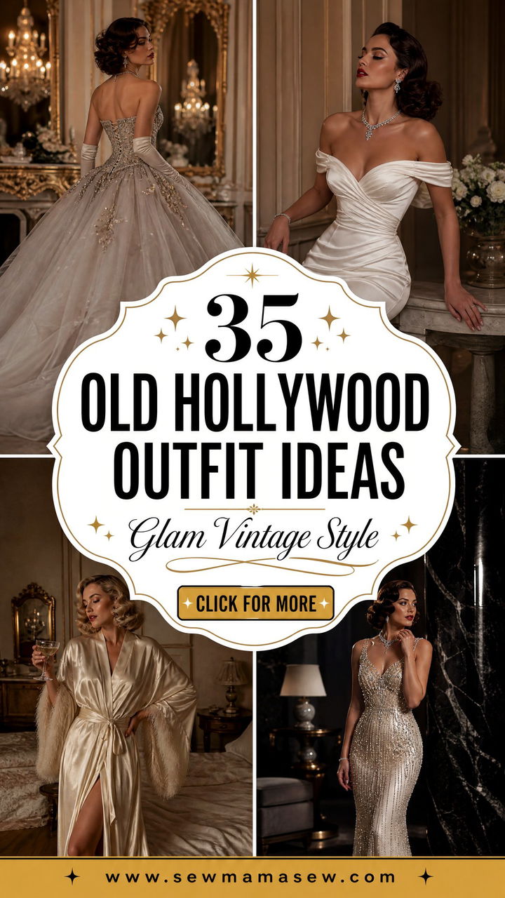 35 Old Hollywood Outfit Ideas Glam Vintage Style - 35 Old Hollywood Outfit Ideas: Glam Vintage Style