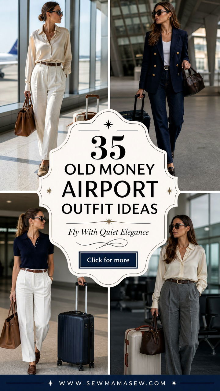 35 Old Money Airport Outfit Ideas for Effortless Style - 35 Old Money Airport Outfit Ideas for Effortless Style