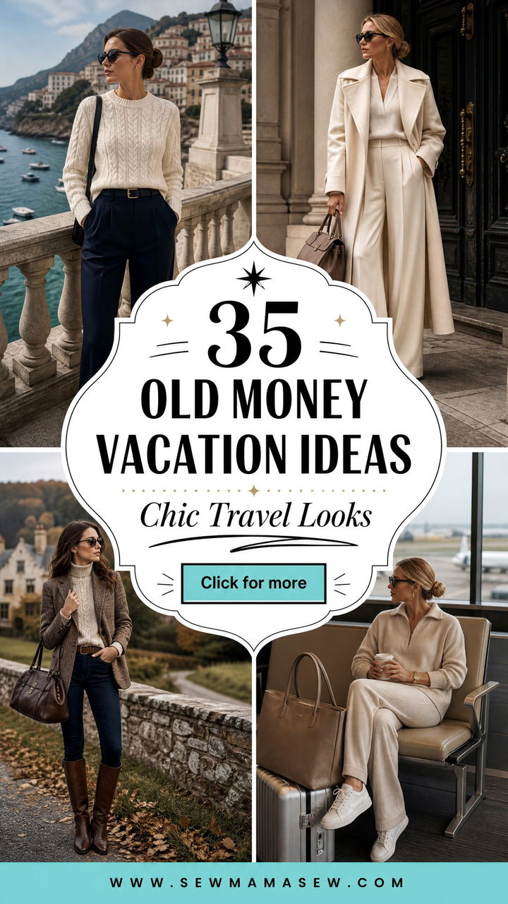 35 Old Money Outfit Ideas for Vacation Chic Looks - 35 Old Money Outfit Ideas for Vacation: Chic Looks
