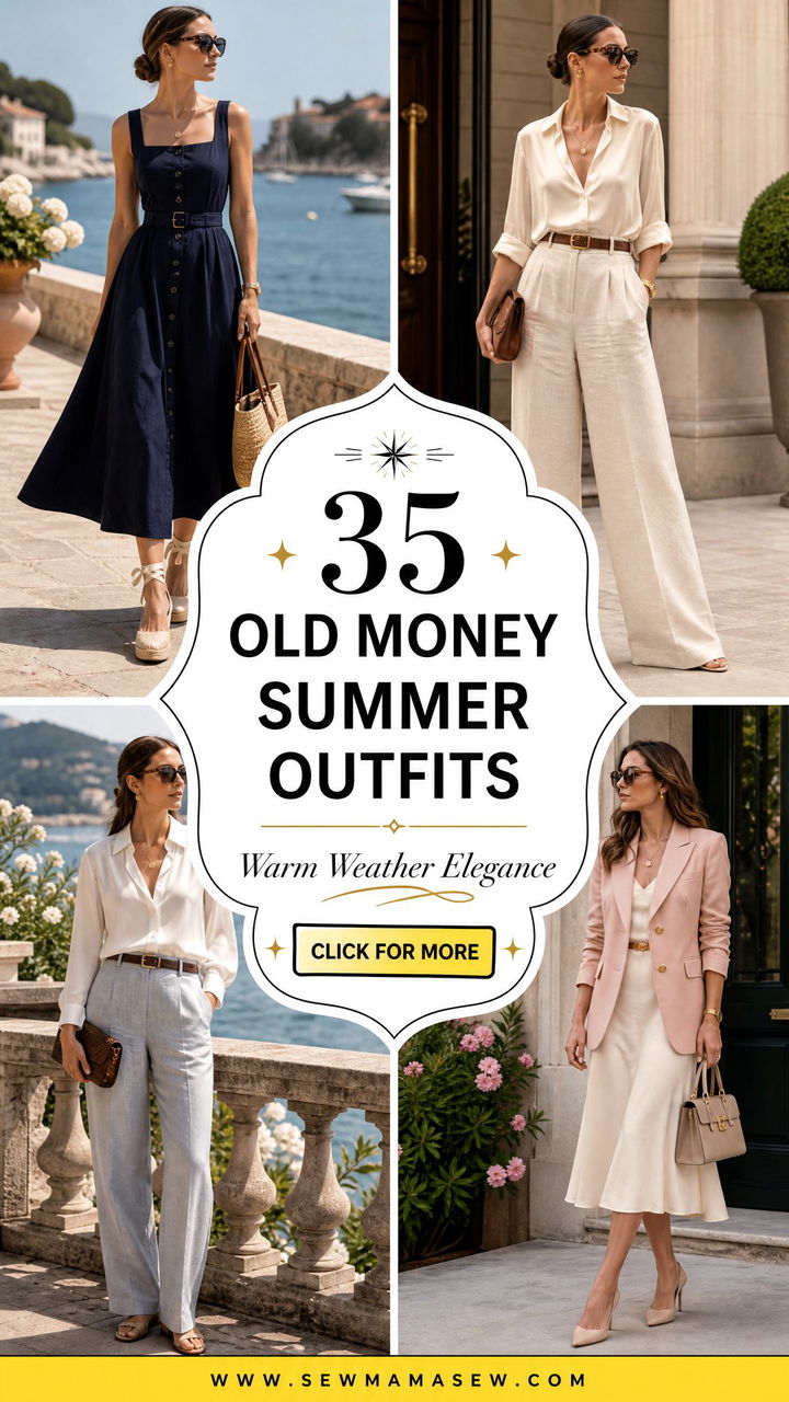 35 Old Money Summer Outfits Elegant Warm Weather Looks - 35 Old Money Summer Outfits: Elegant Warm Weather Looks