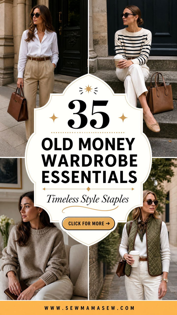 35 Old Money Wardrobe Essentials for Timeless Style - 35 Old Money Wardrobe Essentials for Timeless Style