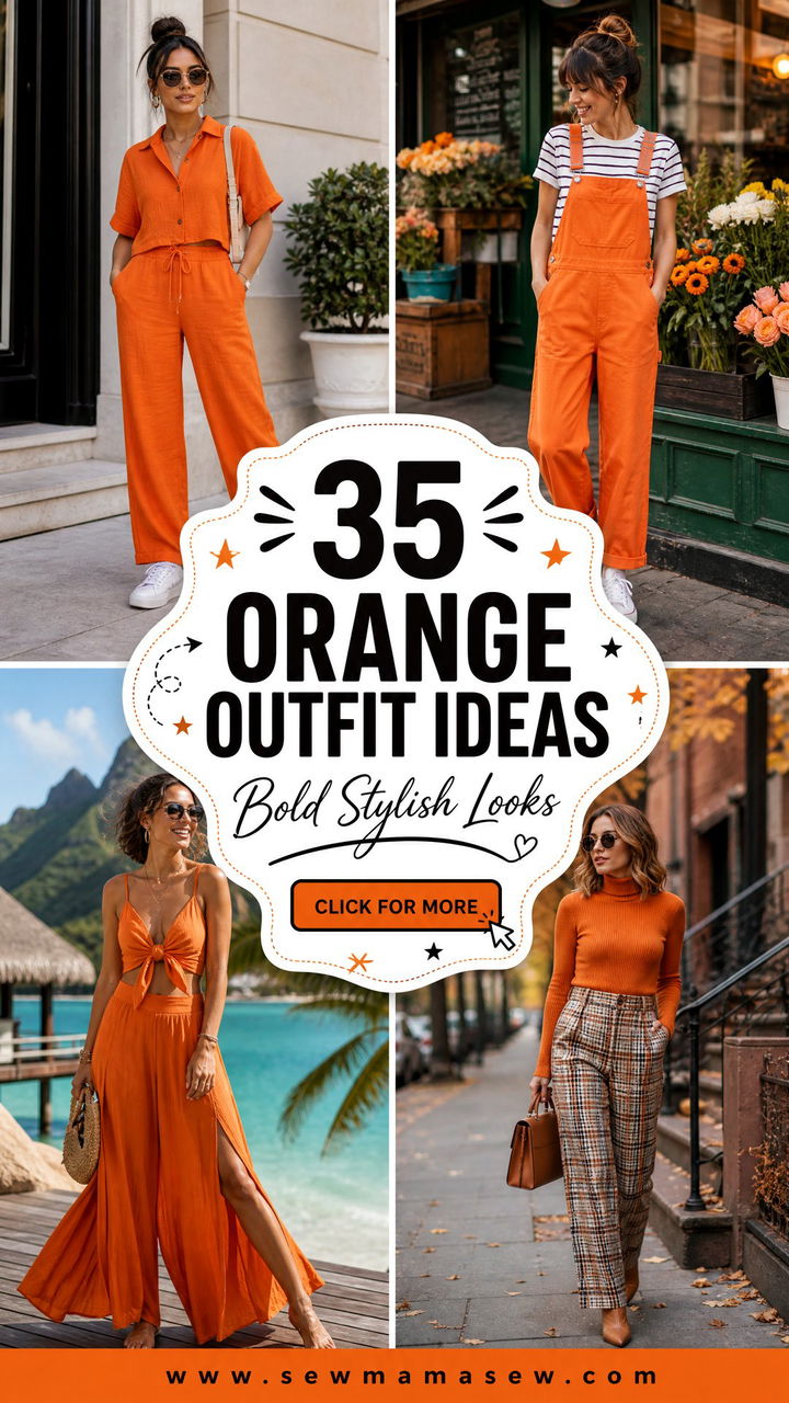 35 Orange Outfit Ideas Bold and Stylish Looks to Try - 35 Orange Outfit Ideas: Bold & Stylish Looks to Try