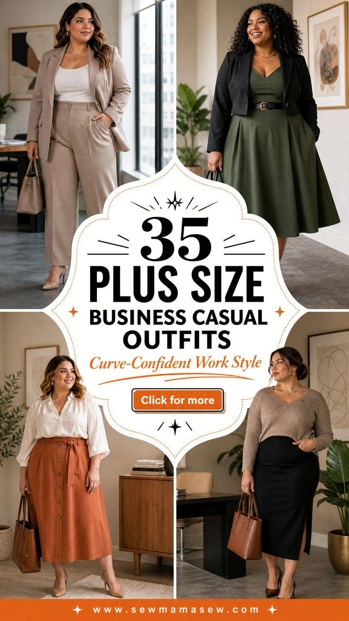 35 Plus Size Business Casual Outfits to Try - 35 Plus Size Business Casual Outfits to Try