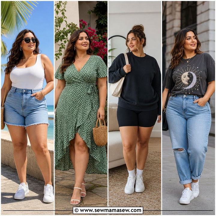 35 Plus Size Outfit Ideas Size 20 to Flatter Your Curves