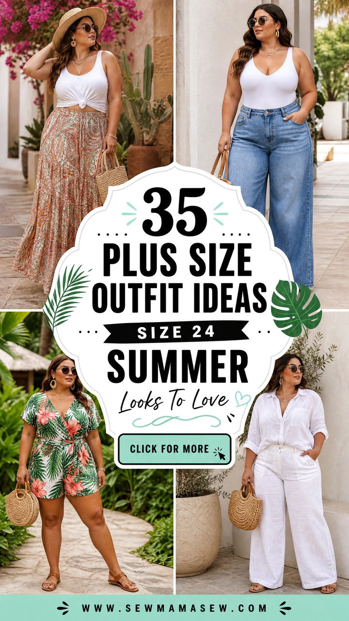 35 Plus Size Outfit Ideas Size 24 Summer Looks to Love - 35 Plus Size Outfit Ideas Size 24 Summer Looks to Love