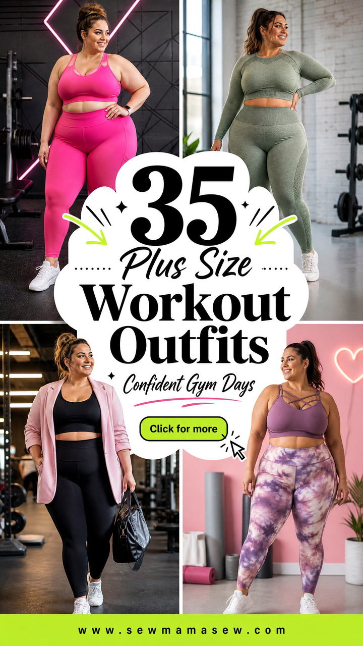 35 Plus Size Workout Outfits for Confident Gym Days - 35 Plus Size Workout Outfits for Confident Gym Days