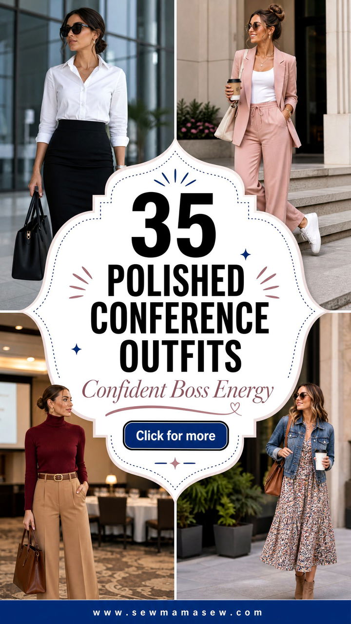 35 Polished Conference Outfit Ideas for Confident Women - 35 Polished Conference Outfit Ideas for Confident Women