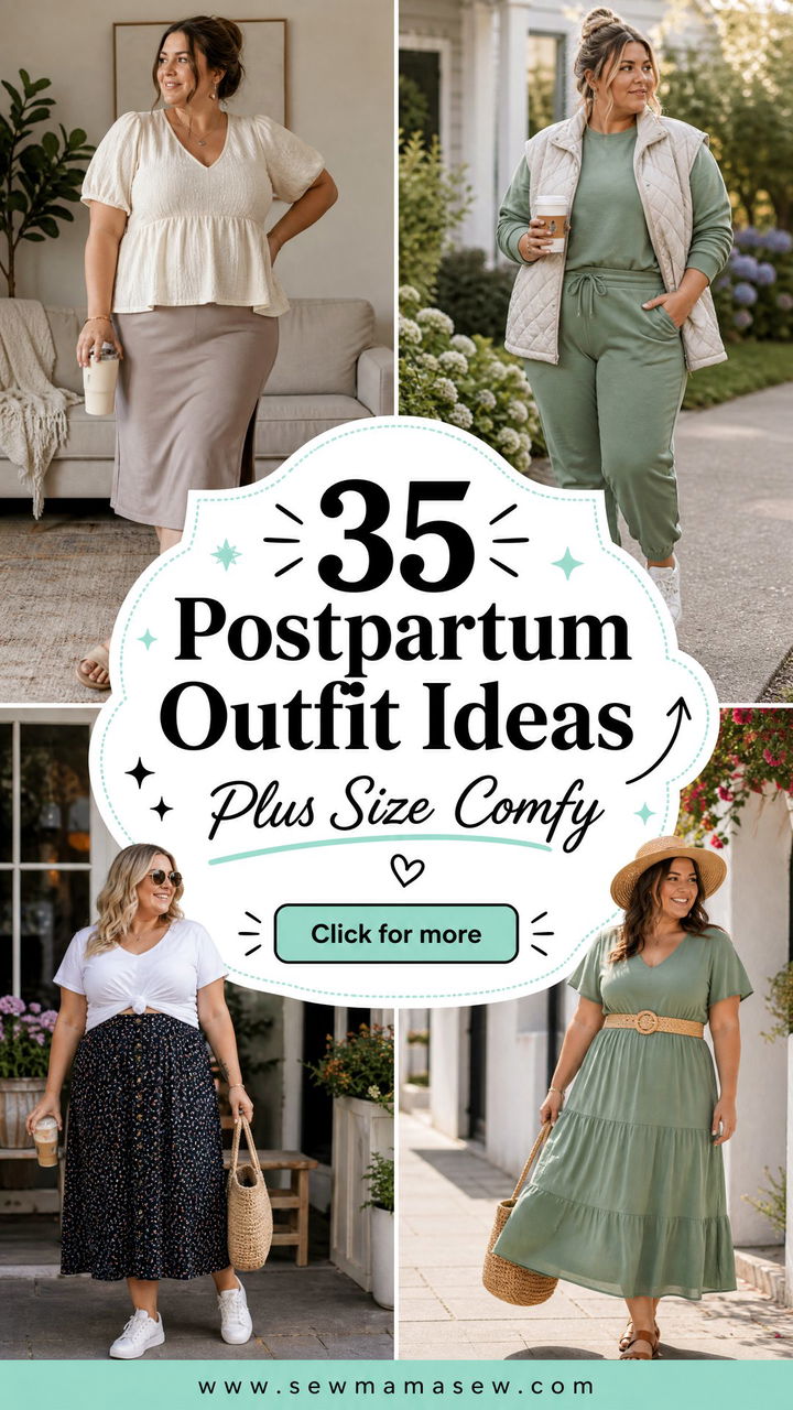 35 Postpartum Outfit Ideas Plus Size and Comfy Chic - 35 Postpartum Outfit Ideas Plus Size & Comfy Chic